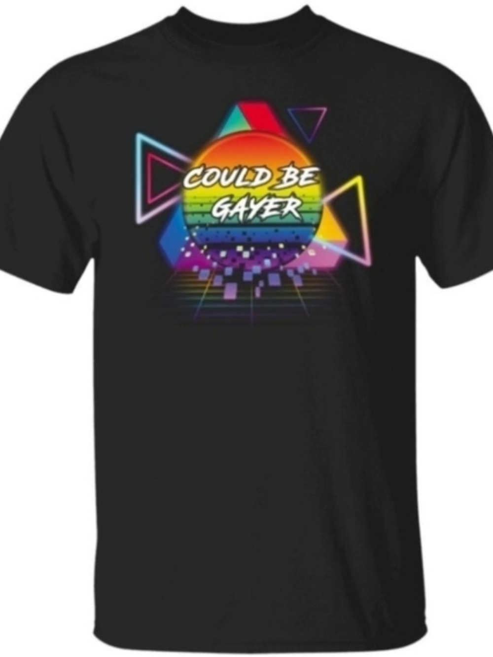 Thomas Sanders "Could Be Gayer" Pride Graphic Tee Black XL